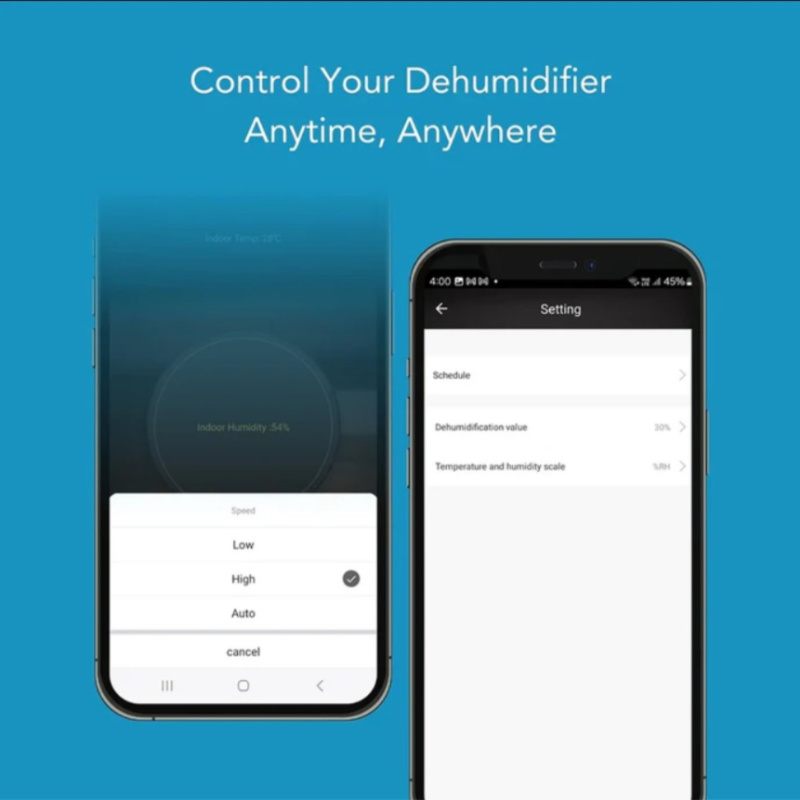 Ionmax+ ED12 12L Smart Industrial Dehumidifier App 2
