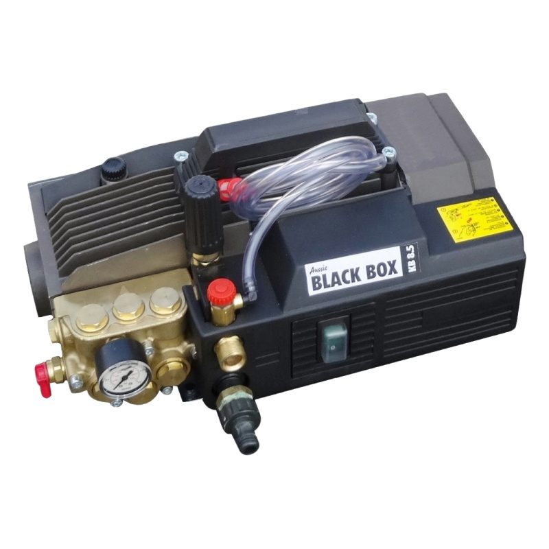 Aussie Pumps Black Box Top View