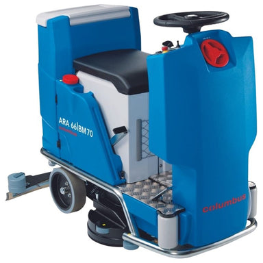 Columbus ARA66BM70 Ride-On Floor Scrubber Kit With Batteries, Brushes & Pad Drives Main