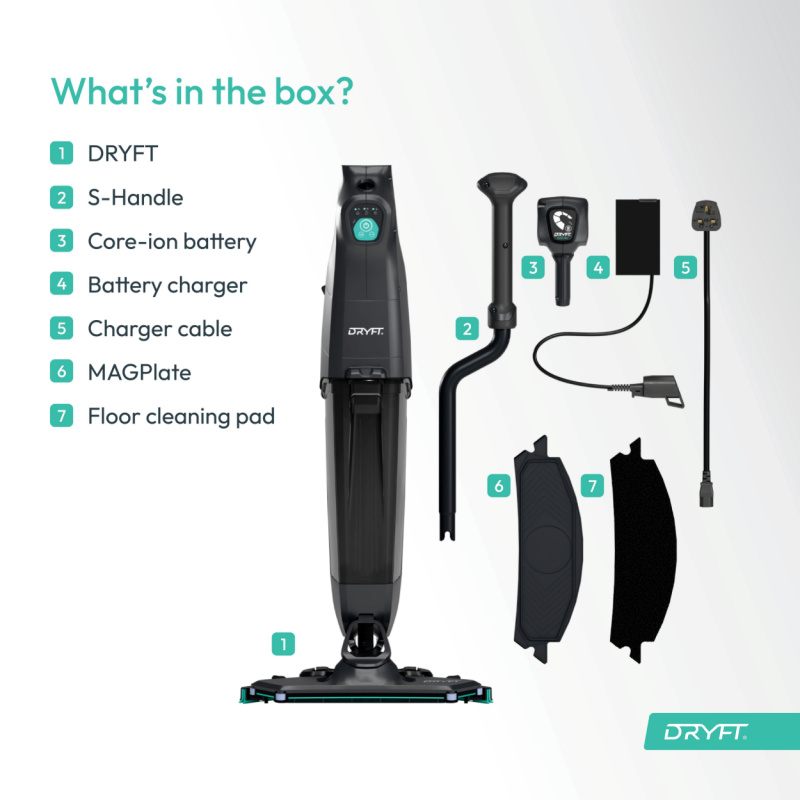 Dryft Scrubber Included Accessories
