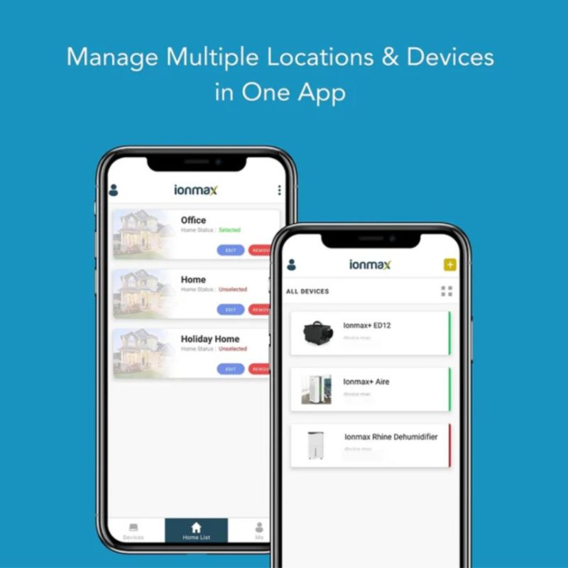 Ionmax+ ED18 19L Smart Industrial Dehumidifier App 4