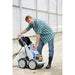 Kranzle Quadro 599 TST Cold Water Pressure Washer Next to Man