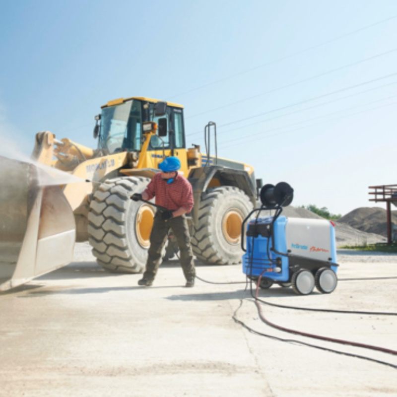 Kranzle Therm 895 Electric Hot Water Pressure Washer Used on Excavator