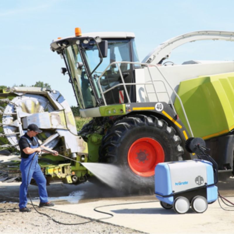 Kranzle Therm 895 Electric Hot Water Pressure Washer Used on Track