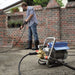 Kranzle KHD7122TS Cold Pressure Washer Being Used on Brick