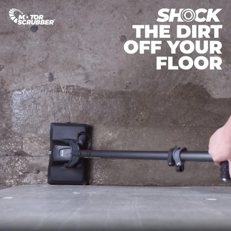 Motorscrubber Shock Orbital Scrubber Using Over Wet Floor