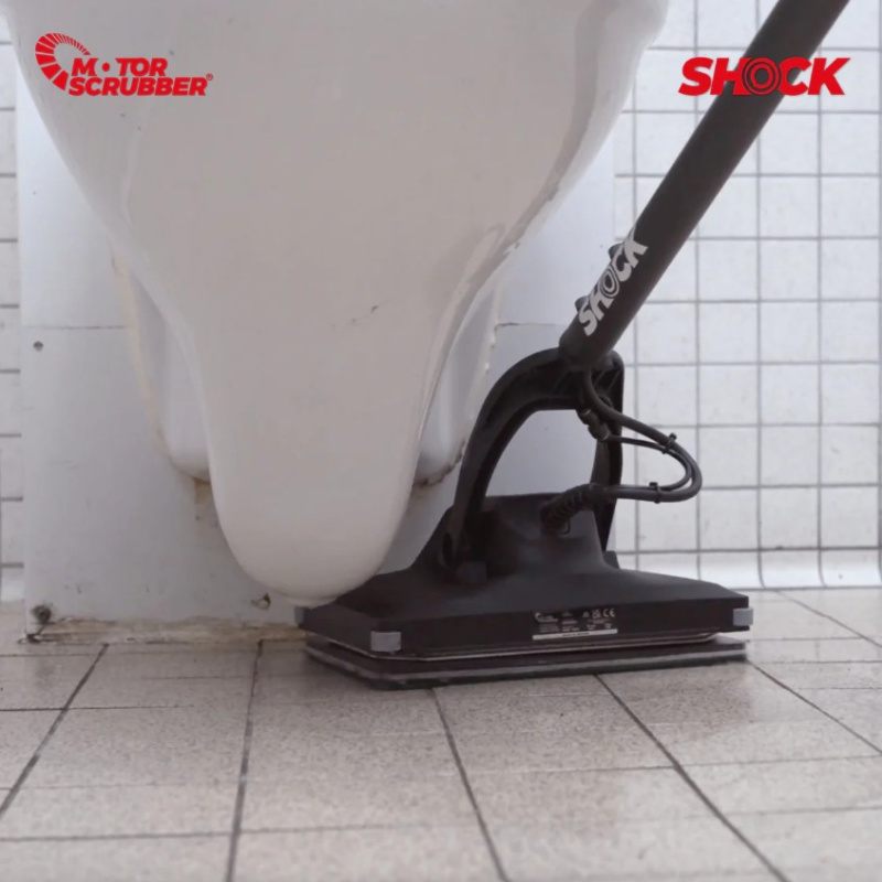 Motorscrubber Shock Up Close in Bathroom