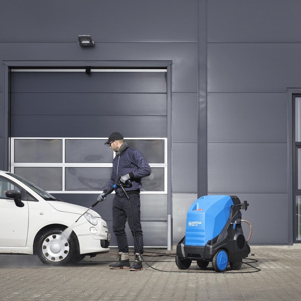 Nilfisk MH 3C 145600 PA Compact Hot Water Electric Pressure Washer Wash