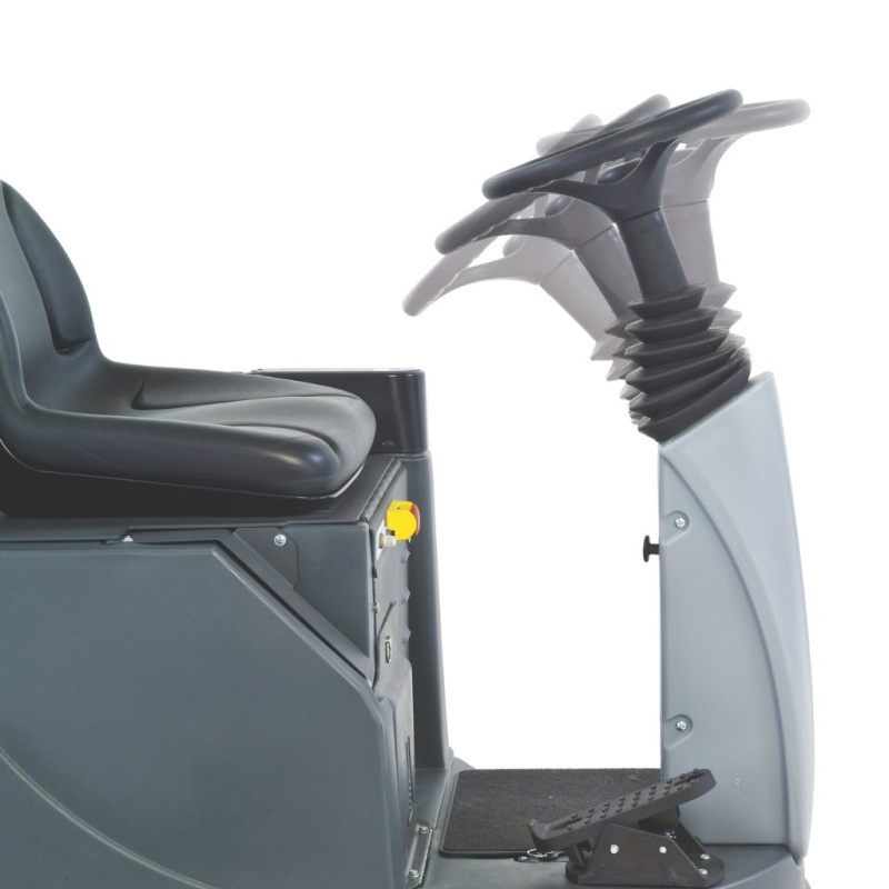 Nilfisk BR755c Ride On Scrubber Ergonomic Wheel