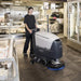 Nilfisk SC500 Mid Sized Walk Behind Scrubber Dryer In Cafe