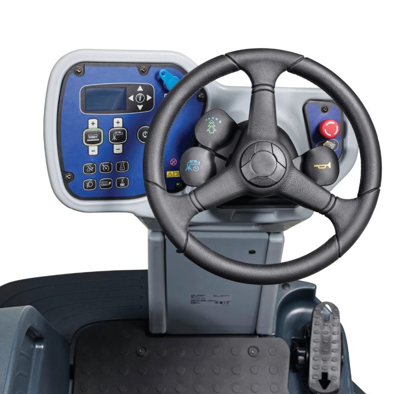Nilfisk SC6000 Large Ride-On Scrubber Dryer Wheel and Controls