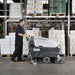 Nilfisk SC800 Large Walk Behind Scrubber Dryer In Warehouse
