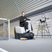 Nilfisk SR1000S Mid Sized Ride-On Sweeper Angle Action