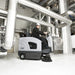 Nilfisk SW4000 Sweeper Side View in Action
