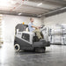 Nilfisk SW5500 Ride On Sweeper Action Side