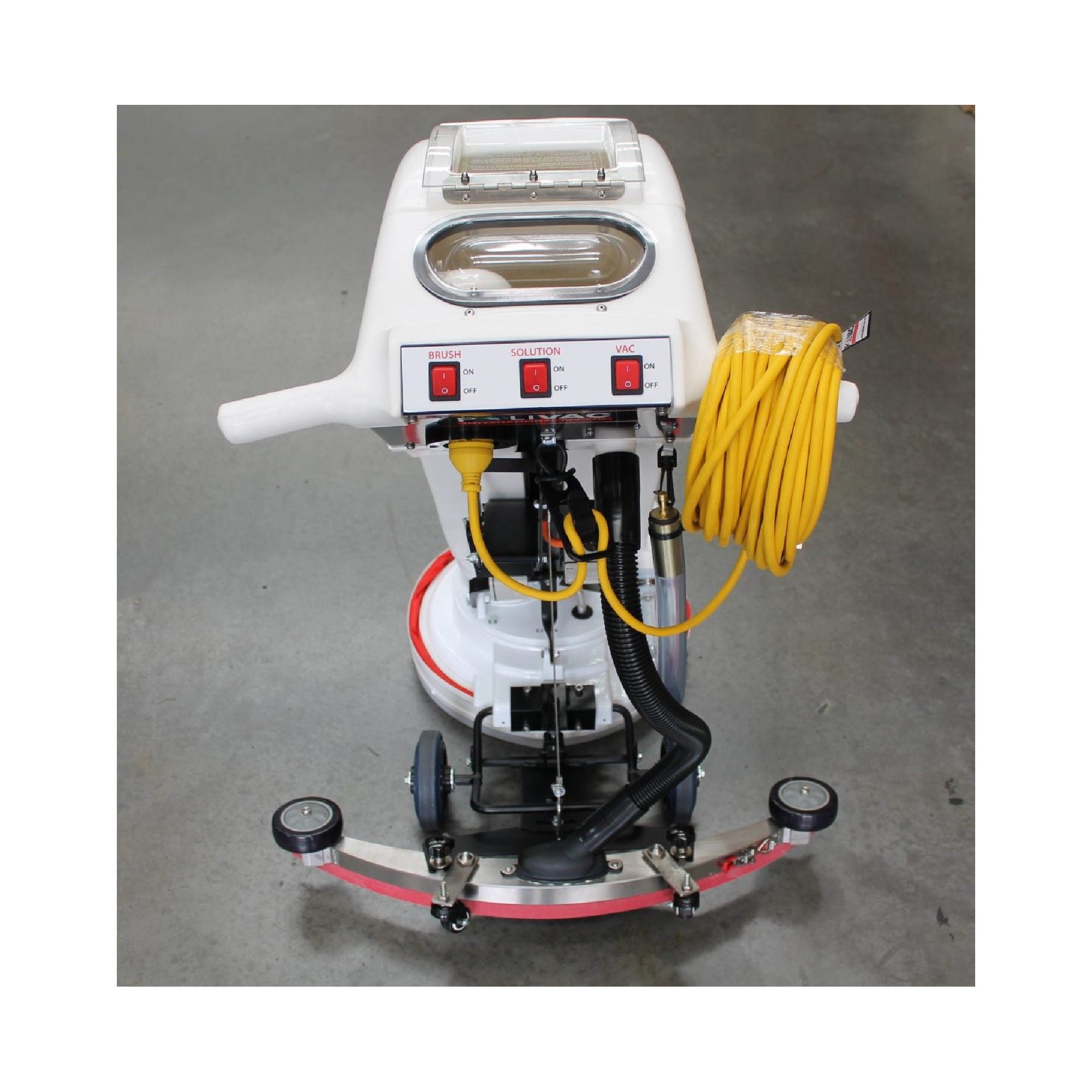 Polivac 1700E Auto Rotary Scrubber Back