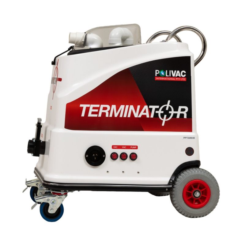 Polivac Terminator Carpet Extractor Side