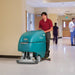 Tennant 500E Walk Behind Floor Scrubber In Hospital