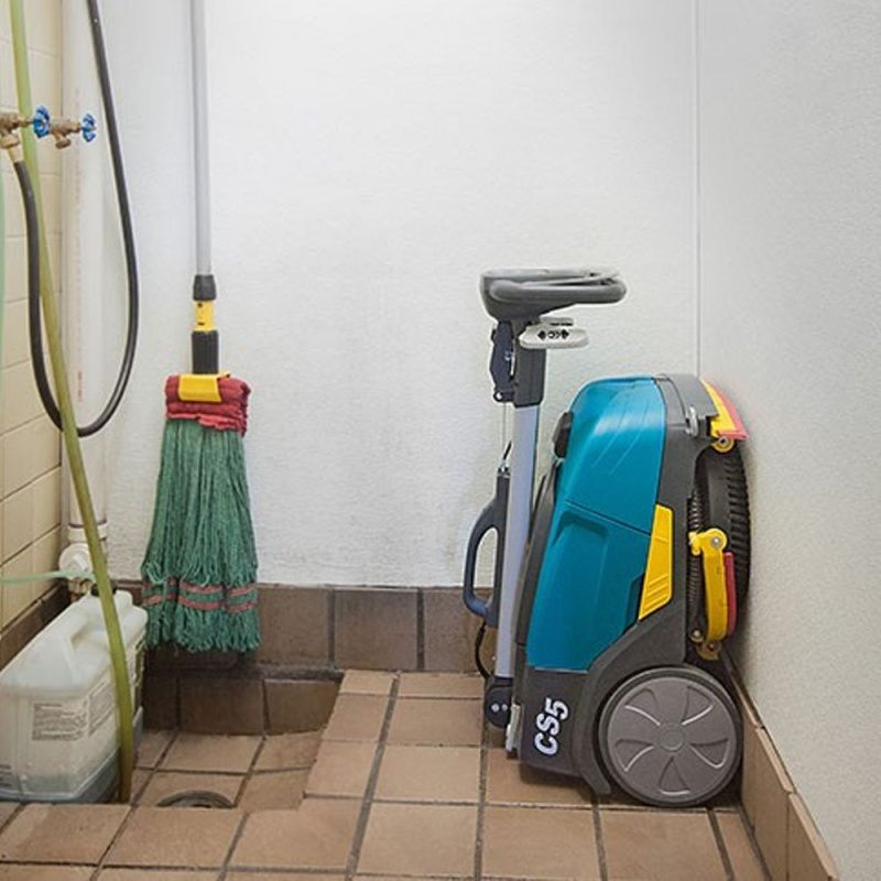 Tennant CS5 Micro Floor Scrubber Storage