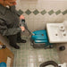 Tennant T1B Battery Compact Floor Scrubber Bathroom