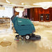 Tennant T260 Walk Behind Floor Scrubber Action