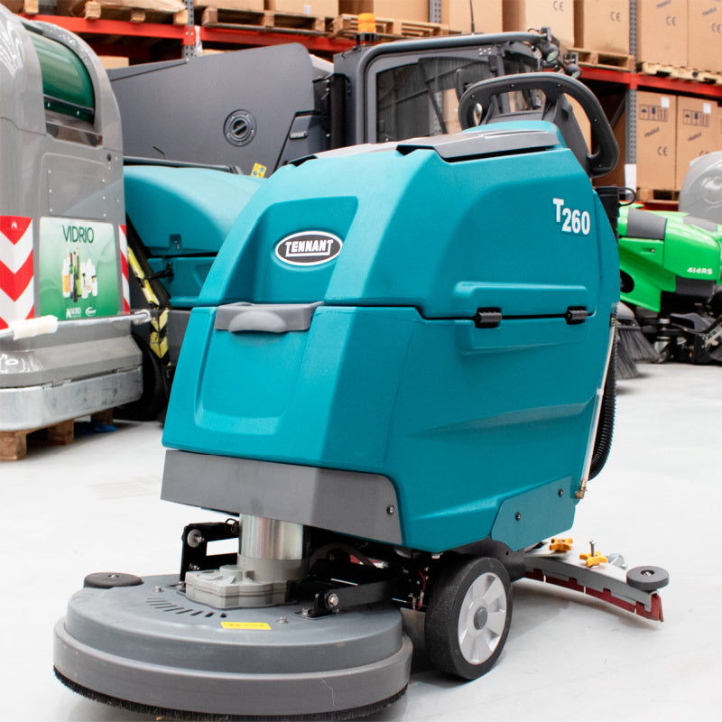 Tennant T260 Walk Behind Floor Scrubber Angle