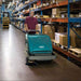 Tennant S10 Walk Behind Battery Sweeper In Factory