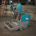 Tennant S10 Walk Behind Battery Sweeper Open View
