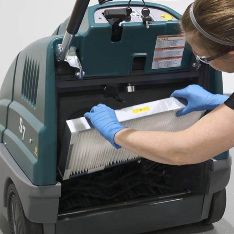 Tennant S7 Walk Behind Battery Sweeper Filter