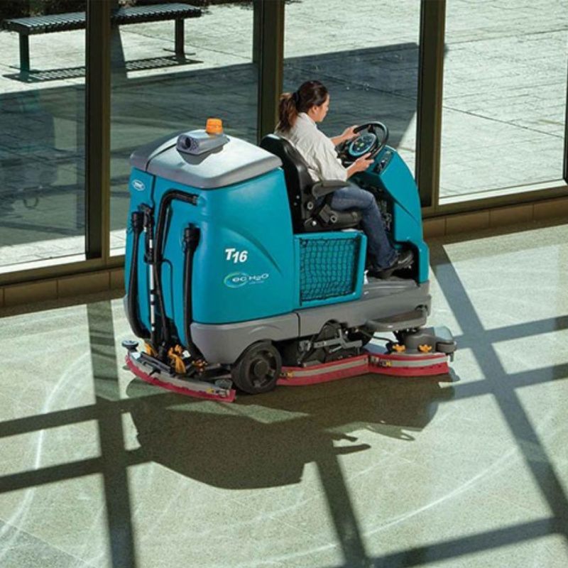 Tennant T16 Scrubber In Hallway