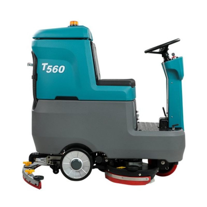Tennant T560 Micro Ride-On Floor Scrubber Side