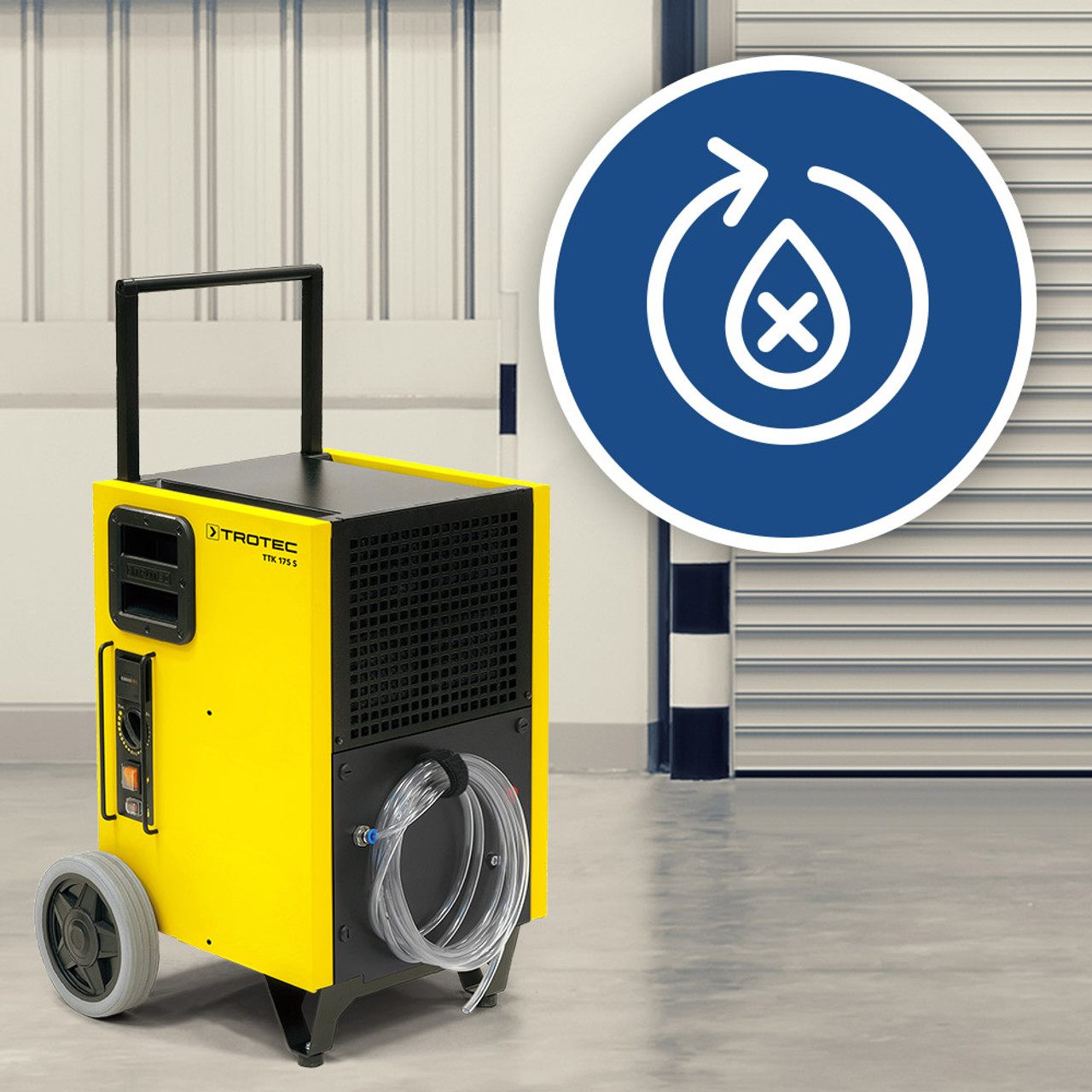 Trotec TTK175 S Dehumidifier incl pump out Flow