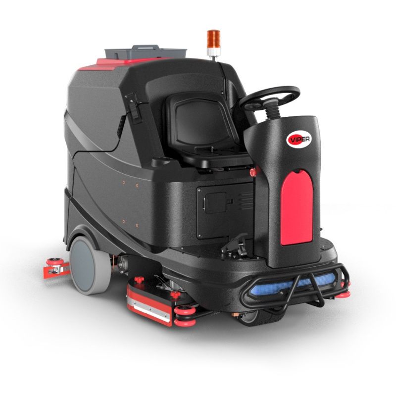 Viper AS1050R Large Ride On Scrubber Dryer Angle View