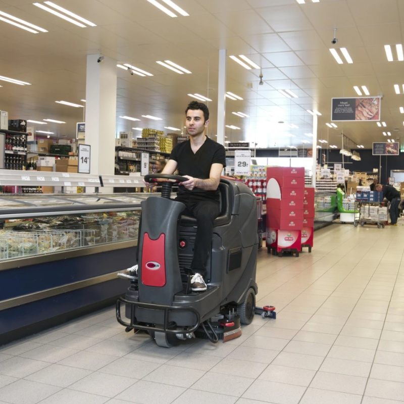 Viper AS850R Mid Sized Ride-On Dryer Scrubber Supermarket