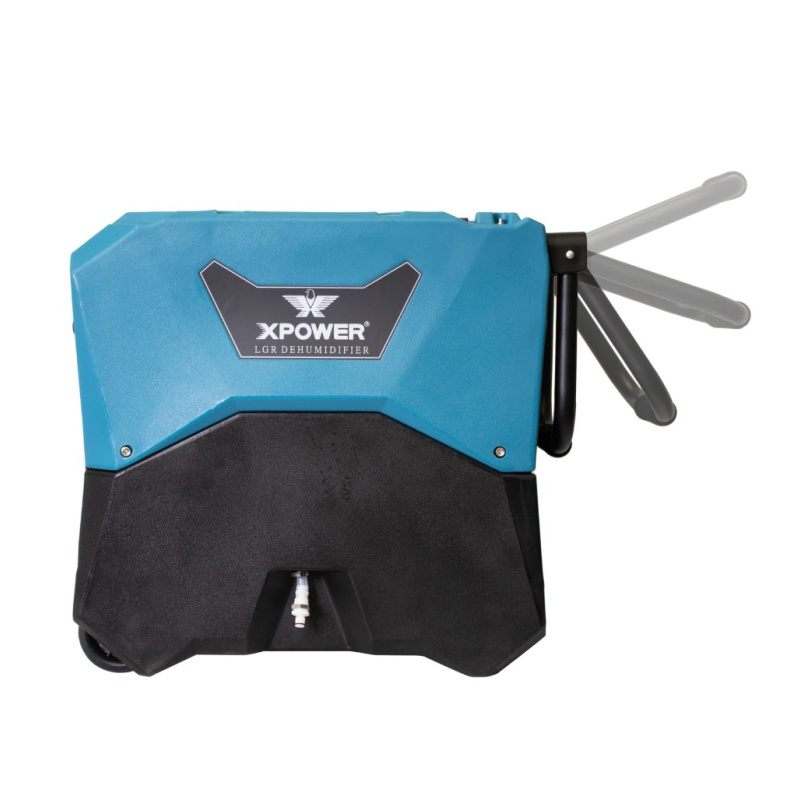 XPOWER 85L Commercial LGR Dehumidifier with Wheels and Mobility Handle (XD-85LH) Handle