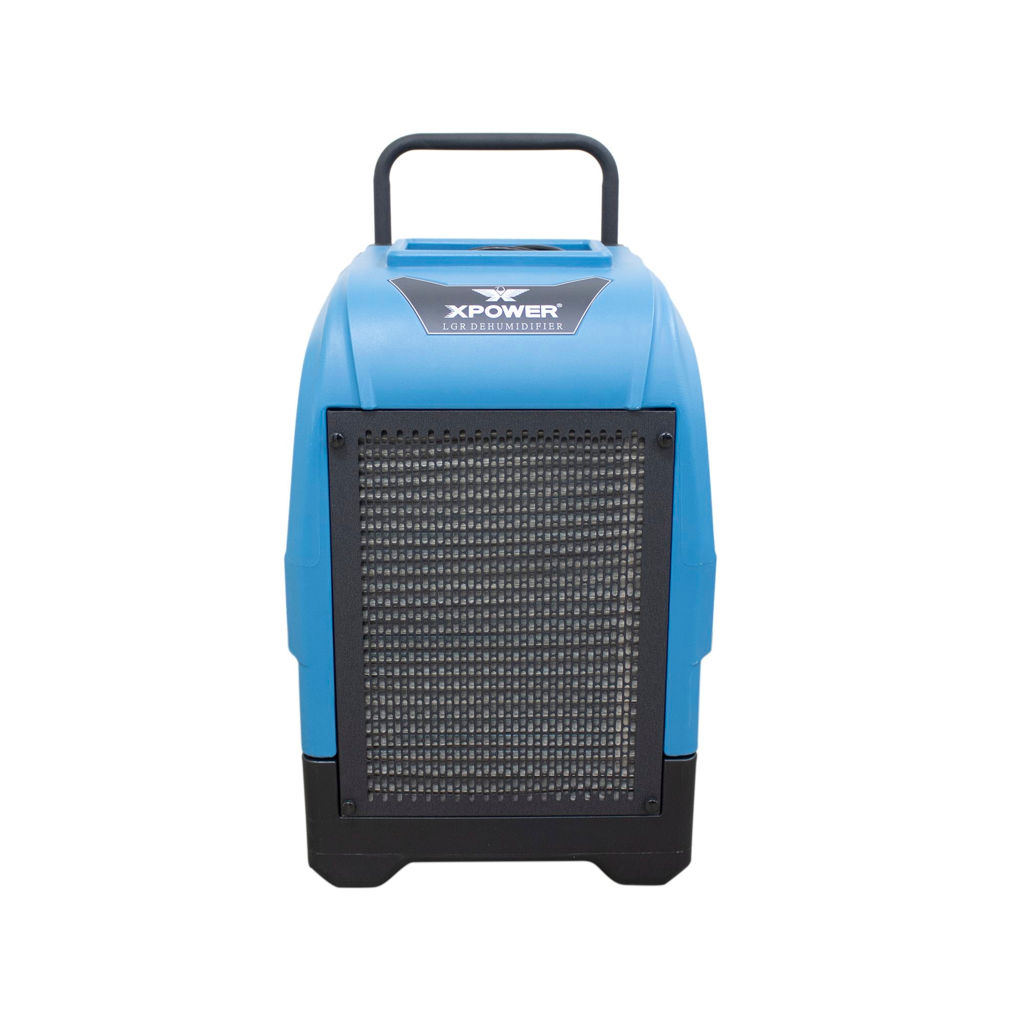 XPOWER 165L Commercial LGR Dehumidifier with Wheels and Mobility Handle Front