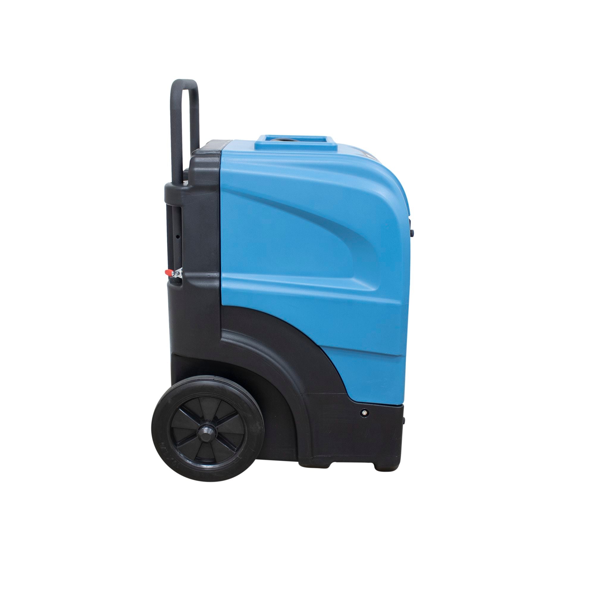 XPOWER 165L Commercial LGR Dehumidifier with Wheels and Mobility Handle Left